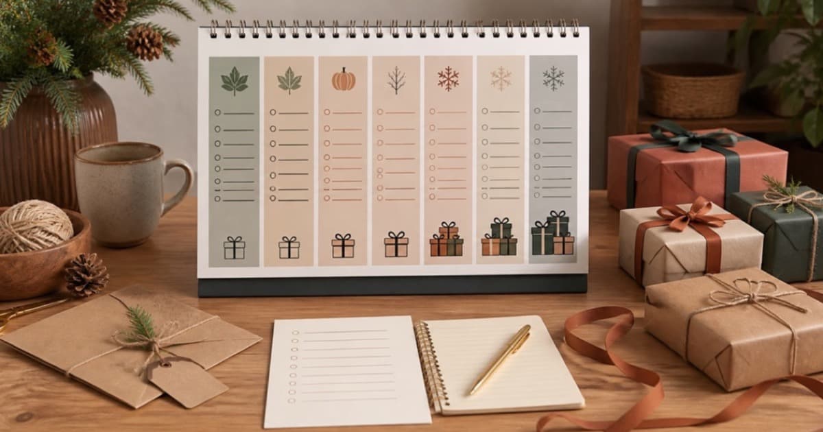 Illustration for The Christmas Gift Planning Timeline: What to Do Each Month