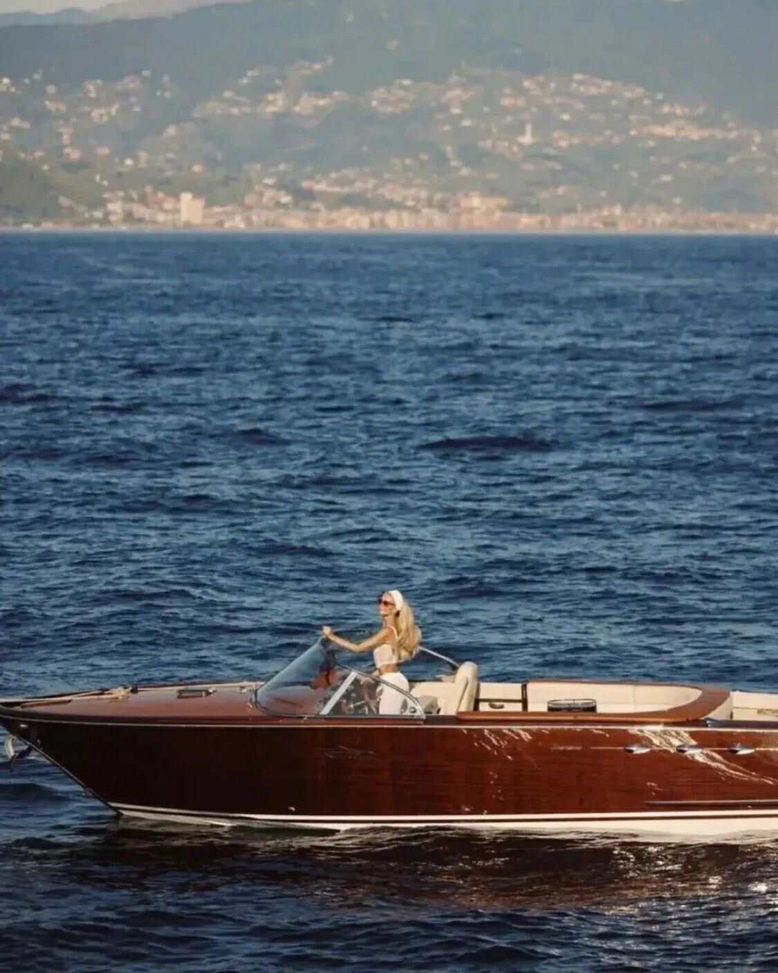 Scenic coastal view with boat