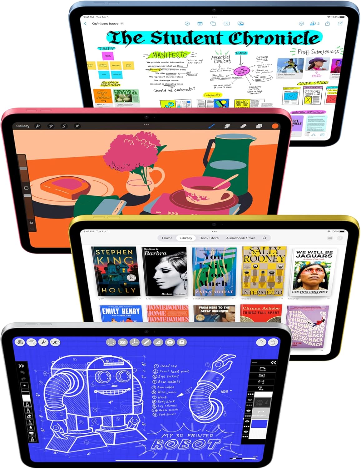 iPads and note-taking tablets for students